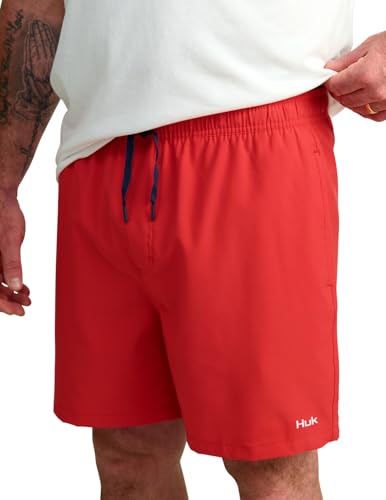 Maillot de bain homme HUK Pursuit Volley short de pêche respirant