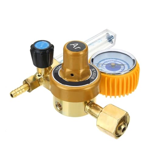 Medidor de flujo regulador de gas digital 0-25Mpa y caudalímetro G5/8 para argón y CO2 6