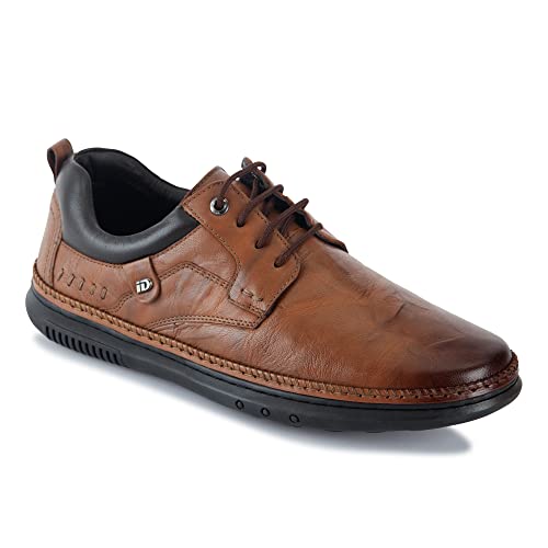 Image of ID Lace-Up Dual Shade Casual Shoes for Men