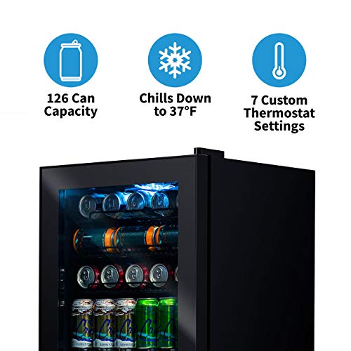 Frigobares Y Cavas, Outdoors frigobar puerta cristal Marca NewAir (2)