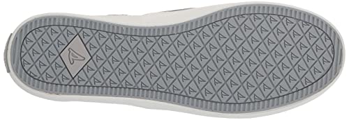 Sperry Women's Crest Twin Gore Leather Sneaker, Silver, 9 #TOP3