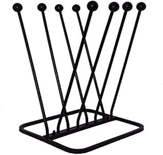 ARSUK welly boot rack, Strong wellington boot stand outdoor, Cast iron welly rack outdoor, Rustproof wellington boot rack, Wellie boot holder & storage