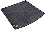 Alfombrilla para baúl de coche compatible con Seat Leon ST Sportstourer desde 2020-, (Posición del maletero superior e inferior)