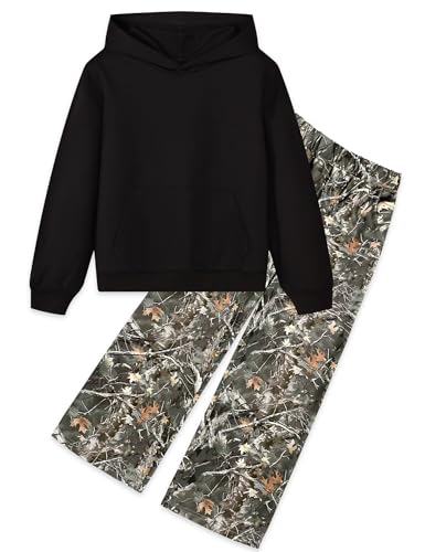 FoWear Teenage Girl Clothes 2PCS Trendy Pullover Hoodie Sweatshirt with ...