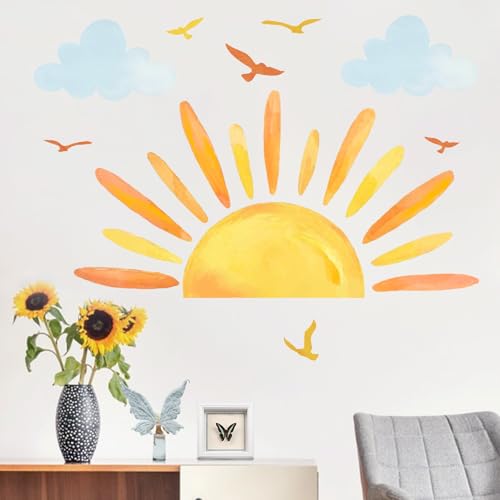 Vinilos Decorativos Mfault Boho Sunshine Birds 35x12 in miniatura 6
