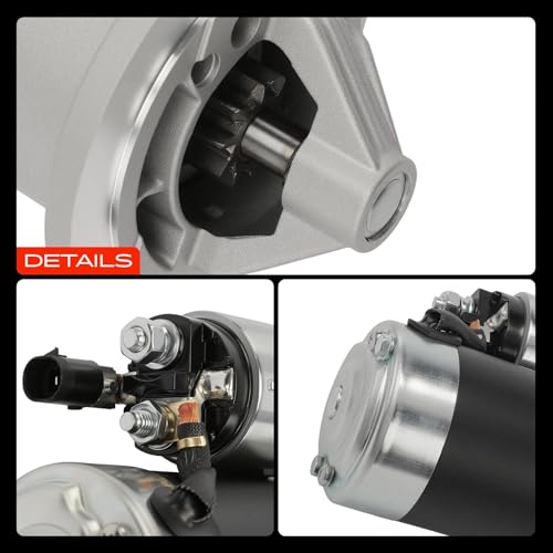 A-Premium Starter Motor Compatible with Jeep Cherokee 1999-2001, Grand Cherokee 1999-2002, TJ 1999-2002, Wrangler 1999-2002, 4.0L, 12V 1.6KW 10 Teeth Clockwise, Replace# 56041012AB by A-Premium - Used condition - Image 9