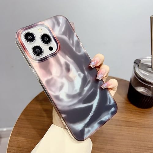 Coque iPhone 13 Pro aquarelle dégradé noir idéal en soirée avec son placage de luxe rigide
