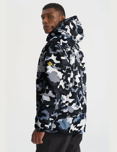 Image of GEMYSE Men's Winter Ski Jacket Waterproof Snow Coat with Detachable Hood