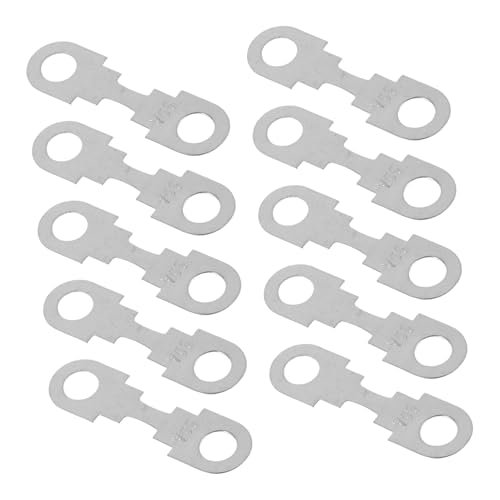 Anneome Tira De Fusibles Planos Para Automóviles 30 Piezas 30a 40a 50a Metal Plano Protección Eléctrica Vehículos