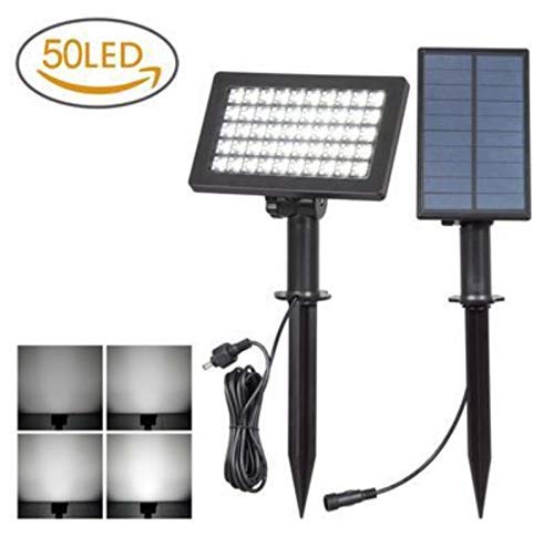 Solar Wall Light Outdoor Waterproof 50 Led Solar Wall Lights Plug-in Lights 5Pcs 5W