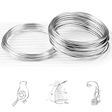 ✈【Multifunktional】Ziamzra aluminiumdraht 1mm eignet sich für viele Gelegenheiten, darunter Heimwerken, Kunsthandwerk, Drahtweben, Schmuck, Dekorationsherstellung, Skulptur, Blumenarrangement, Heimdekoration, Modellbau, Blumendesign, Blumentopfständer, Gartenarbeit und andere Bereiche. Aludraht 1mm vielseitiges Kunstwerkzeug, das vielfältige Möglichkeiten für Ihre Kreativität bietet!