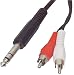 Produktbild Valueline VLAP23300B20 - Audio-Kabel (6.35mm, Männlich, 6.35mm, Männlich, Schwarz, Polyvinyl Chloride (PVC))
