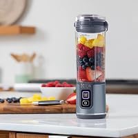 Ninja Blast Tragbarer Mixer / Blender / Smoothie Maker, 530ml Becher, Auslaufsicherer Deckel, Leistungsstarker Mini Standmixer, Kabellos & Wiederaufladbar, Zerkleinert Eis & Obst, Blau, BC151EUNV – Ansicht 3