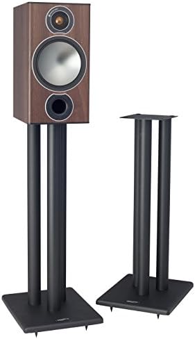 Pangea Audio LS300 All Steel Floor Bookshelf Speaker Stands Pair (28 Inch)