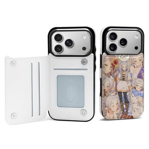 iPhone17Pro用ケース 葬送のフリーレン 財布型 アイフォン17Pro用カバー 手帳型 かわいい 携帯用カバー カード収納 スタンド機能 スマホケース