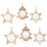 PRAKTISCHE AUFHÄNGUNG: Durch die veränderbare Länge des Zwirns können die Anhänger sowohl an dünne, als auch an dicke Äste des Christbaums gehängt werden!