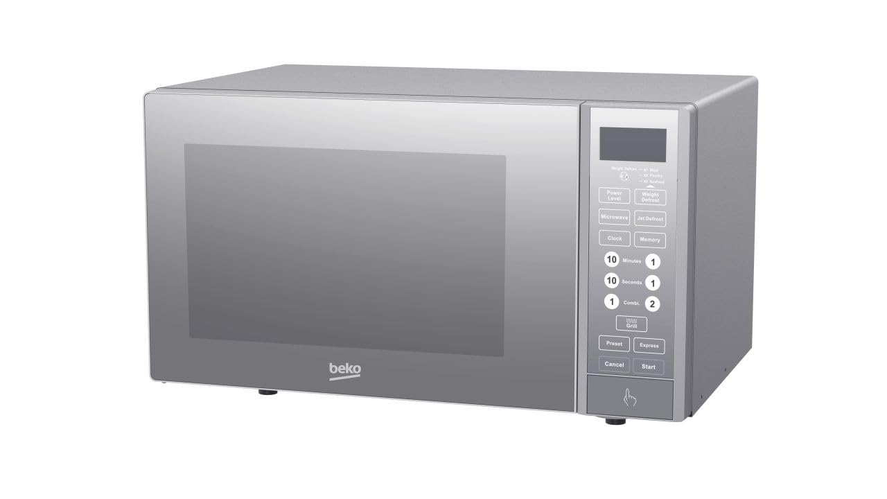 Beko forno a Microonde MGF23330S, 23 L, Digitale, Funzione Grill, Silver