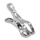 Coideal 10 Stück Edelstahl Strand Handtuch Clips Große hängende Stöpsel Windbeständig für schwere Kleidung (11 cm)