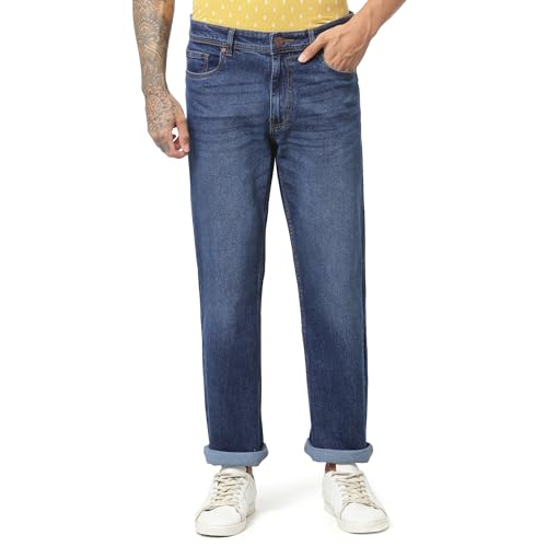 Image of i'sol Men's Premium Baggy Jeans | Loose FIT Jeans | Light Stretch | Baggy Jeans for Men | Casual Denim