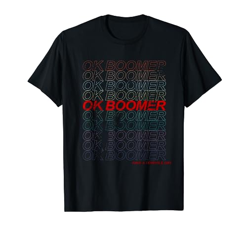 OK Boomer Original Meme Vintage Style Camiseta