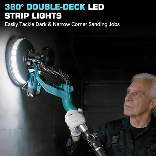 1000W Electric Drywall Sander with Digital Display