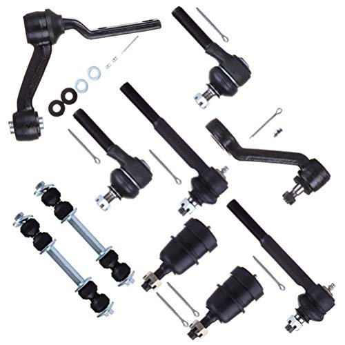 SCITOO 10-PC SET Suspension Kit For Ford LTD For Lincoln Continental Mark VI Town Car For Mercury Colony Park Grand Marquis Marquis Ball Joint,Idler Arm,Pitman Arm,Sway Bar Link,Tie Rod End
