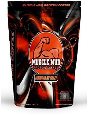 Coffee Protein Powder: Muscle Mud Protein Coffee, Protein Infused Coffee, Infused with GenePro Protein - Jamaican Me Crazy
