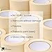 JAK Industrial 6 Rolls - 2 Inch Masking Tape for General Purpose/Painting - 60 Yards per roll