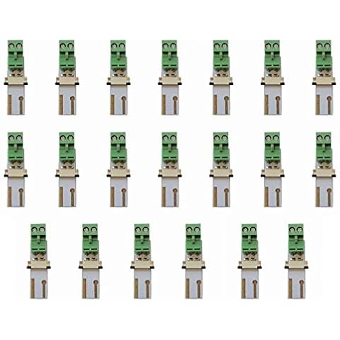 Inspired LED Tiger Paw Cable Connector Green Screw Terminal 20 Pack Cover