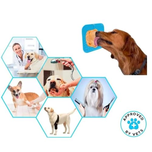 Comedouro Lambedor Interativo Tapete De Lamber Ração Úmida Para Cachorro Gatos (Aleatória)