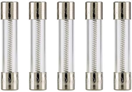 Bussmann MDL-1 Glass Fuse 1 Amp 250 Volt Time Delay (Slo-blo) 3AG 1/4 x 1-1/4 (5 Pack)