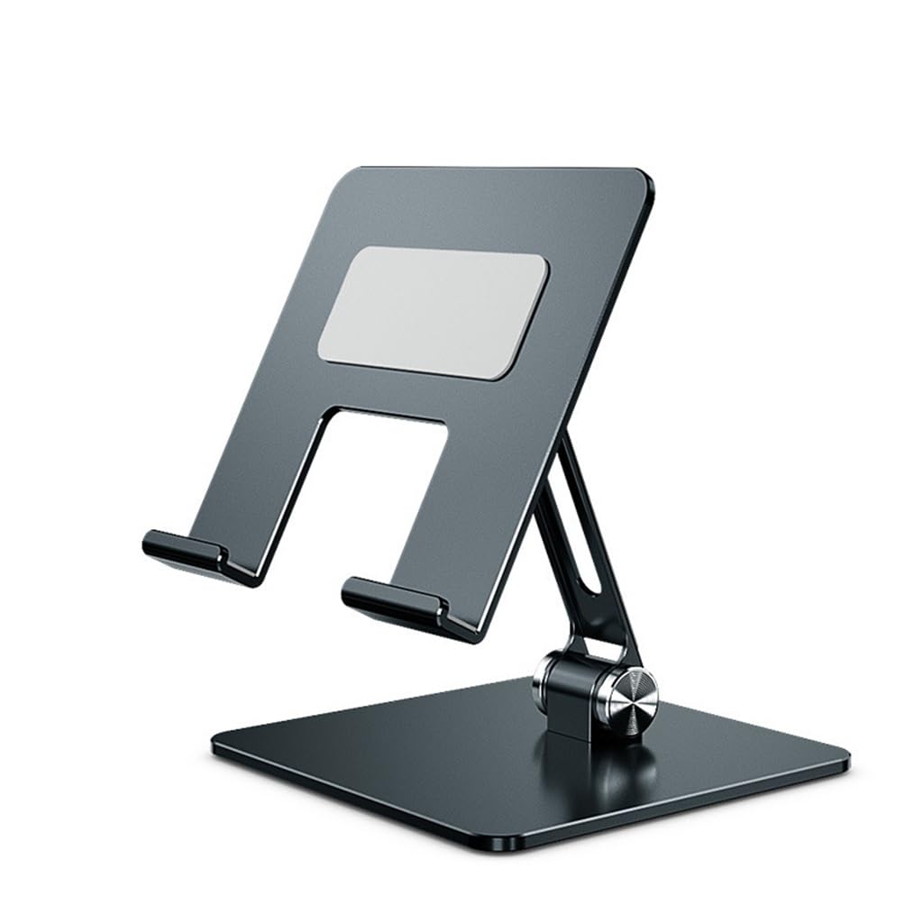 Support de refroidissement pour ordinateur portable aluminium noir base surélevée stable