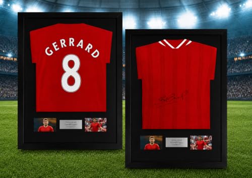 Frame For Any Signed Football Shirt Front or Back free *Personalised Plaque*Lx2