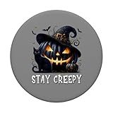 Zoom IMG-2 stay creepy halloween cat lover Zoom IMG-2 stay creepy halloween cat lover