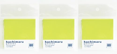 �v�����g�C���t�H�[���W���p�� gnotes �S�̂�80%�ɂ̂�!! ���x���̂悤�Ȃӂ��� �uhachimaru�v75x75mm �y3�Z�b�g�z (���[�t�O���[��)