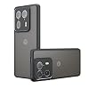 Case for Motorola Edge 50 Ultra Shockproof Mobile Phone Case with Camera Protection Matte Transparent Protective Case with Anti-Fingerprint.