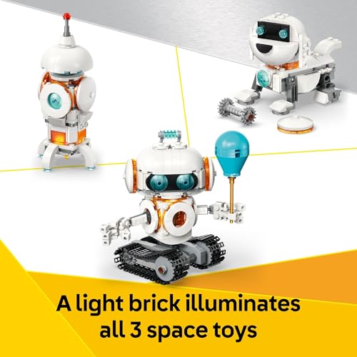 LEGO Creator 3 in 1 Space Robot Toy - Building Toy Kit for Kids with 3 Options, Robot, Spaceship, or Dog - 8 Year Old Boy & Girl Birthday Gifts - 31164 - Image 5