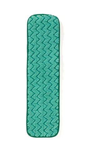 Rubbermaid Commercial Products Dry Mop Head Microfibre 8mm High Pile 400mm Green Ref Q472-58 [Pack 10]