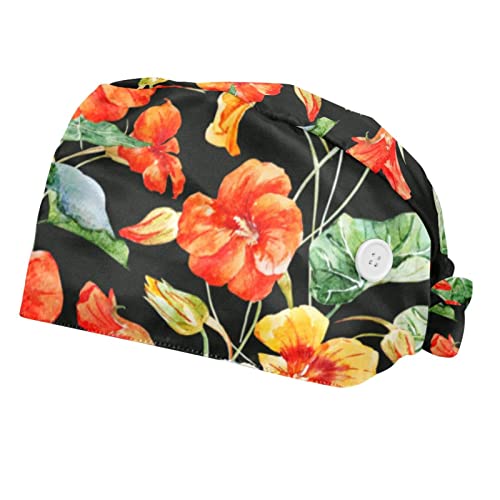 Chapeaux bouffants avec bandeau anti-transpiration casquettes de travail 2PCS