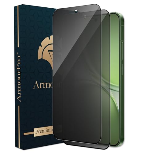 Image of ArmourPro Anti-Spy Privacy Tempered Glass for Vivo X300 FE - Anti Peeping Screen Protector, Edge to Edge Full Coverage, 9H Hardness, Easy Installation Kit | Pack of 2