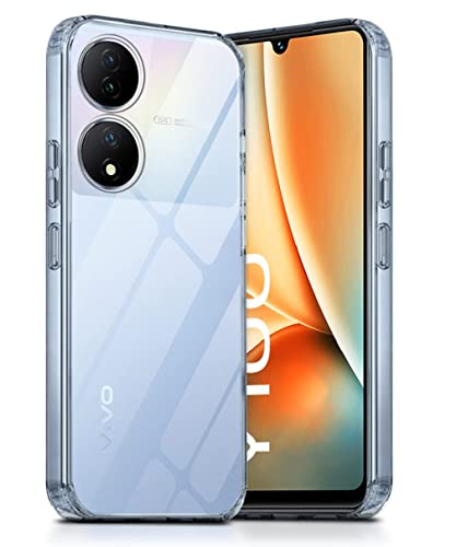 Image of COVERBLACK Rubber Back Cover for Vivo V2240 / Vivo T2 5G - Transparent