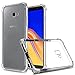 ZeKing Galaxy J4 Plus Case, Galaxy J4 Core Case, Slim Thin Crystal Clear Flexible TPU Silicone with Four Corner Bumper Protective Case Cover Compatible for Samsung Galaxy J4 Plus (Transparent)