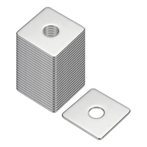 Rondelle plaque carrée Quarkzman M8 en inox 304 anticorrosion pour fixation haut de gamme