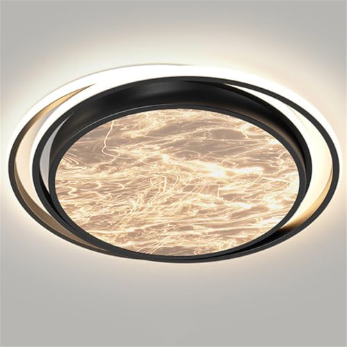 JXYDJH Lámpara De Techo LED Regulable Única Para Comedor, Paquete De 1 Unidad, Pantalla Acrílica, Diseño Cuadrado Único, Luminarias Planas Empotrables Para Sala De Estar, Dormitorio, Cocina