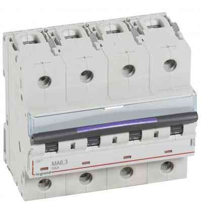 Disjoncteur magnétique seul DX³-M 50kA - 4P 400V~ - 6,3A - 6 modules