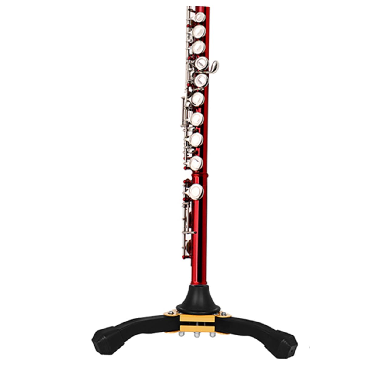 Toyvian Faltbarer Klarinettenständer Bein-stütze Stabiler Für Blasinstrumente Geeignet Für Klarinette Flöte Und Oboe Zubehör Für Musiker