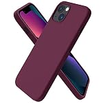ORNARTO – ORNARTO für iPhone 13 Hülle aus Silikon 6,1 Zoll - Weinrot