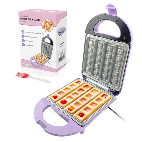 HeHoGoGo Waffle Stick Maker Mini Waffle Maker Iron Nonstick Pan