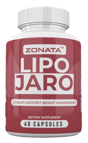 Zonata Lipojaro Capsules with Apple Cider Vinegar & Raspberry Lipojaro Supplement (60 Count)