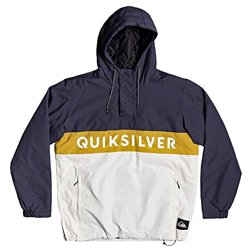 Quiksilver New Tazawa - Anorak con Capucha Resistente al Agua - Hombre.